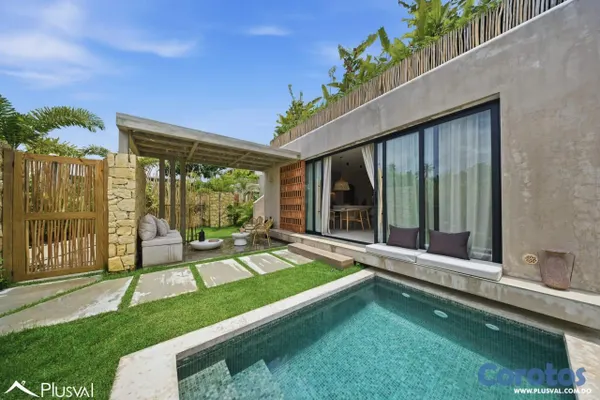 casas - Casa a pasos del mar de 2 habitaciones con piscina privada en Terrenas 3