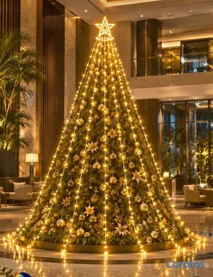 decoración y accesorios - Estrella de Luces de Navidad para Hogar,.Hoteles,Negocios, Proyectos y Parques
 2
