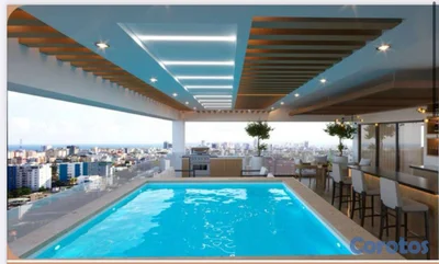 Apartamento con vista al mar y area social en Bell