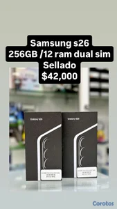 Samsung s26 normal 256GB/12 ram dual sim 