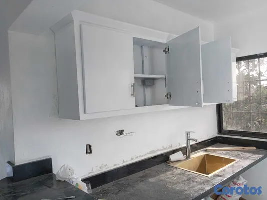 muebles y colchones - Gabinete de cocina  blanco  2