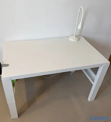 muebles y colchones - 📚 Escritorio infantil IKEA PÅHL blanco con altura  3