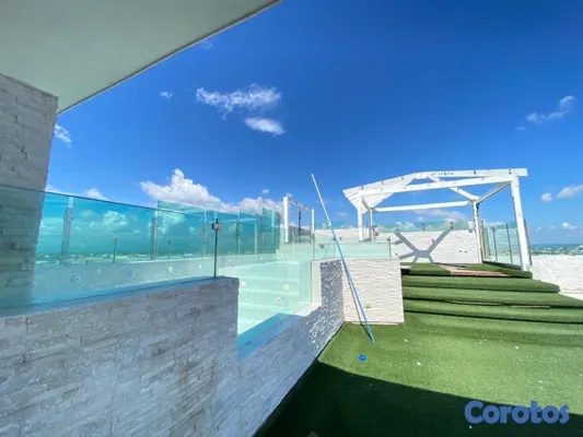 apartamentos - Penhouse en venta en renta amueblado de tres niveles en renacimiento  9