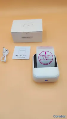 impresoras y scanners - Impresora térmica Bluetooth c50 con 3 rollos Adhesivos continuos semitransparet 3