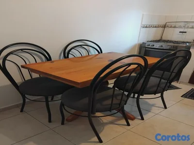 Juego de comedor/ mesa de comedor y 4 sillas