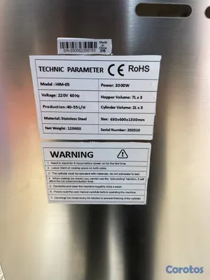 equipos profesionales - Maquina de helados soft de 5 sabores yogur helado  10
