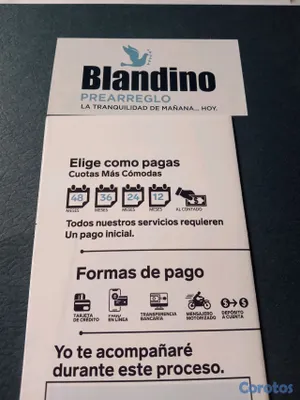 negocios en venta - Planes Pre-arreglo Blandino – Evita preocupaciones a tu familia 6