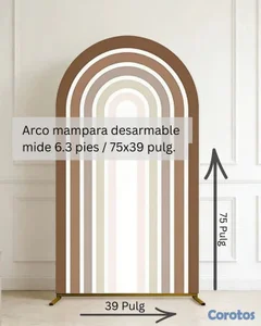 Vendo "Arco metálico desarmable" 
ideal para usar como arco o mampara
