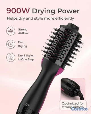 salud y belleza - 💇‍♀️🔥¡CEPILLO SECADOR 4 EN 1 UMEELY! Alis, Seca y Da Volumen Iones Negativos ✨ 7