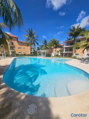 apartamentos - Apartamento totalmente amueblado con linea blanca completa. Amenidades y playa. 2