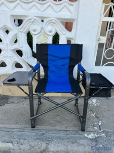 Silla de playa reforzada, confortable y plegable con soporte de 550 libras 