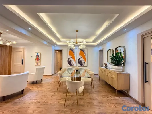 apartamentos - alquiler amueblado de tres habitaciones en bella vista  4