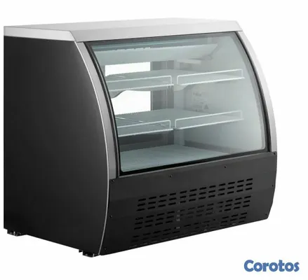 equipos profesionales - Freezer exhibidor de embutidos Deli-Case NUEVO cristal curvado  2