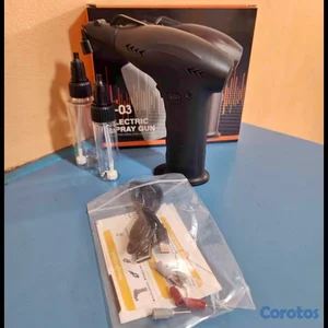 Aerografo PC-03. ANTI OBSTRUCCIÓN NO SE TAPA. BARBERO. SALON DE BELLEZA. PINTURA