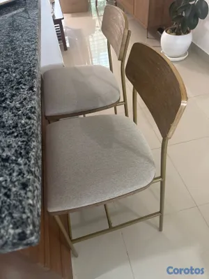 decoración y accesorios - 3 Sillas para el área del desayunador  3
