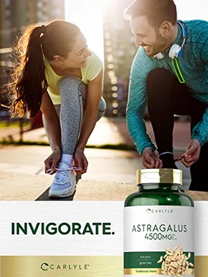 Salud y Equipamiento Médico - Raiz De Astragalo 4500mg 200 capsulas Carlyle 5