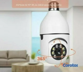 Camara wifi inalambrica tipo bombillo yoosee