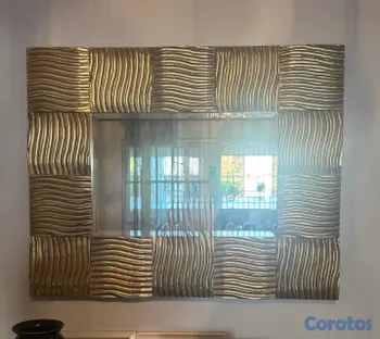 decoración y accesorios - espejo plateado
