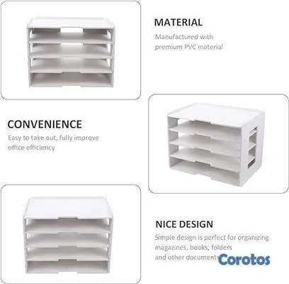muebles y colchones - Organizador de Archivos y Revistas de Escritorio 3
