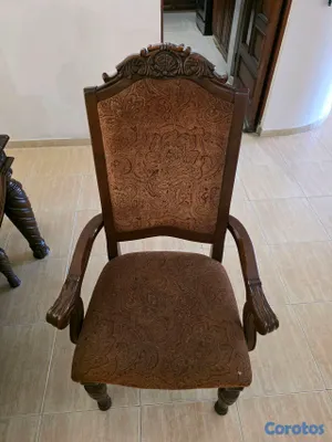 muebles y colchones - juego de comedor de 8 silla caoba centenario 2