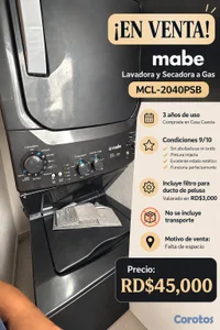 Lavadora Secadora MABE