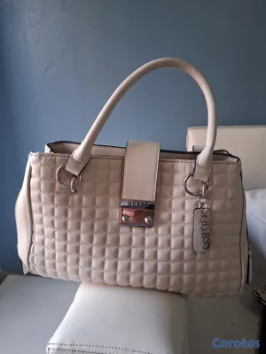 carteras y maletas - Cartera Guess elegante color crema  4
