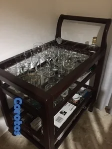 Bar en caoba. 