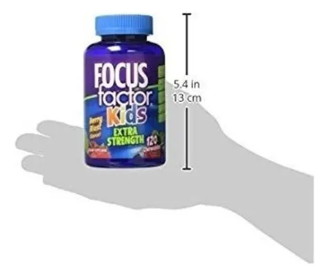 Salud y Equipamiento Médico - Focus Factor Kids Super Fuerte Vitaminas Para La Memoria 120 6
