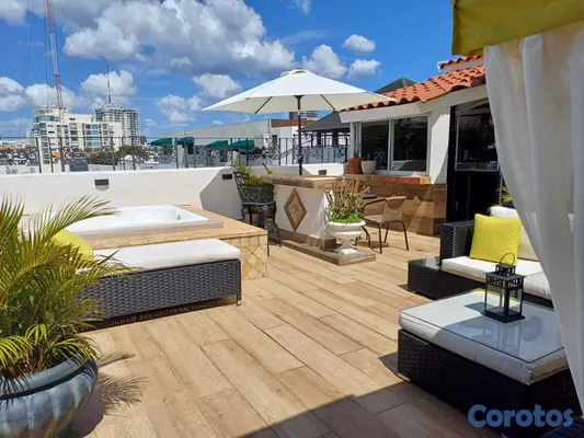 apartamentos - Alquiler de Estudio Amueblado en Bella Vista Santo 3