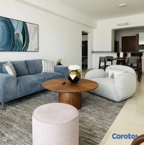 Apartamento 2Hab Amueblado Moderno a Estrenar c/Piscina, Lobby y Gym, Seralles