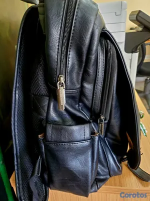 carteras y maletas - Hermosa mochila negra estilo vintage! 7
