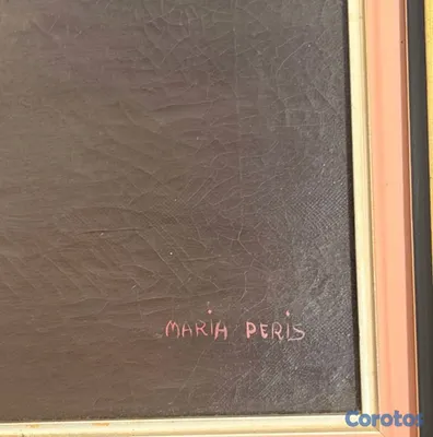 arte y antigüedades - magnífica obra de arte de María peris 
 2