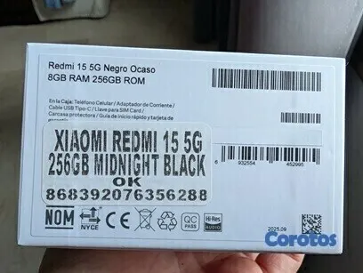 celulares y tabletas - Xiaomi Redmi 15 5G (256GB + 8GB) 6.9" - Dual SIM - NUEVO 3