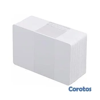computadoras y laptops - TARJETA PVC MARCA CARDMARK CR80/30. PARA IMPRESION DE CARNETS, LONGITUD 3.375",  4