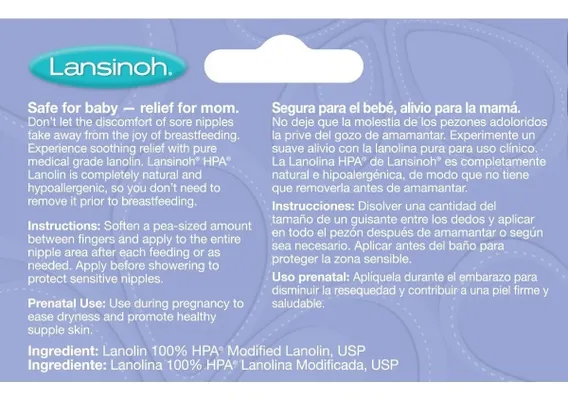 Salud y Equipamiento Médico - Crema Lanolina Lansinoh Hpa  Tubo 40 Gr + 7 Gr 3