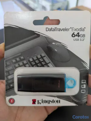 accesorios para electronica - Memoria USB Kingston DataTraveler Exodia 64GB USB 3.2 3