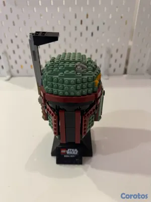 juguetes - Casco LEGO Star Wars Boba Fett (75277) armado, de  5