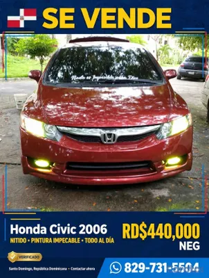 otros vehiculos - se vende Civic lx el más nuevo del país 2006 2
