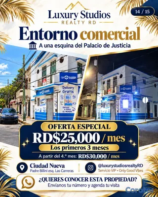 oficinas y locales comerciales - Local Comercial a pocos pasos de la Zona Colonial en el centro de la Ciudad  4