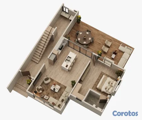 casas vacacionales y villas - Villa moderna en Las Ballenas a 600 m de la playa 12