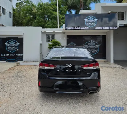 carros - HYUNDAI SONATA NEW RISE 2018 NEGRO GASOLINA 11