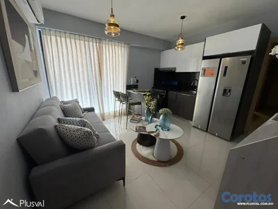 Apartamento Amueblado de 1 Habitación en Gazcue