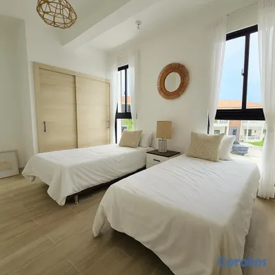casas vacacionales y villas - Villas en Venta en Punta Cana, 2 y 3 Hab. con Patio Privado 8
