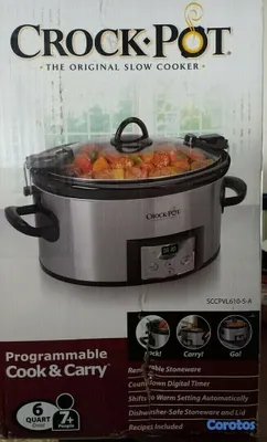 cocina - LA ORIGINAL OLLA DE COCIDO LENTO, MARCA CROCK POT DE 6 LITROS. 2