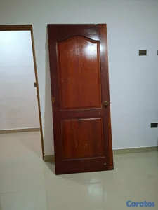 Puerta de caoba