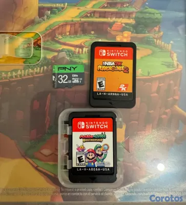 consolas y videojuegos - Nintendo Switch (V2) Todos accesorios y 2 juegos.  2