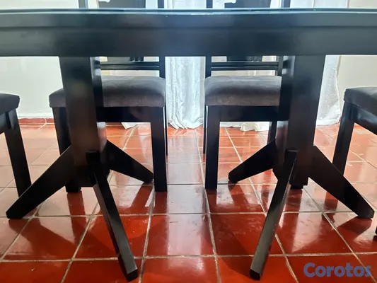muebles y colchones - Comedor de 6 sillas 2