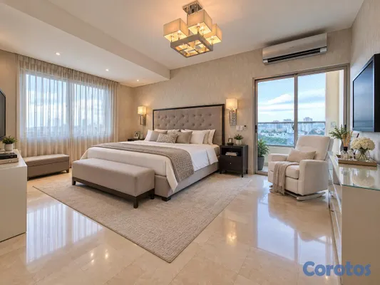 apartamentos - Venta de espacioso apartamento con vista al mar en los Cacicazgos 10