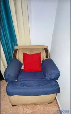 muebles y colchones - Juego de sala muebles 4 piezas De oportunidad 4