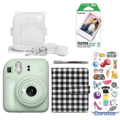 camaras y audio - Fujifilm Instax Mini 12 Combo Color Verde Camara d 2